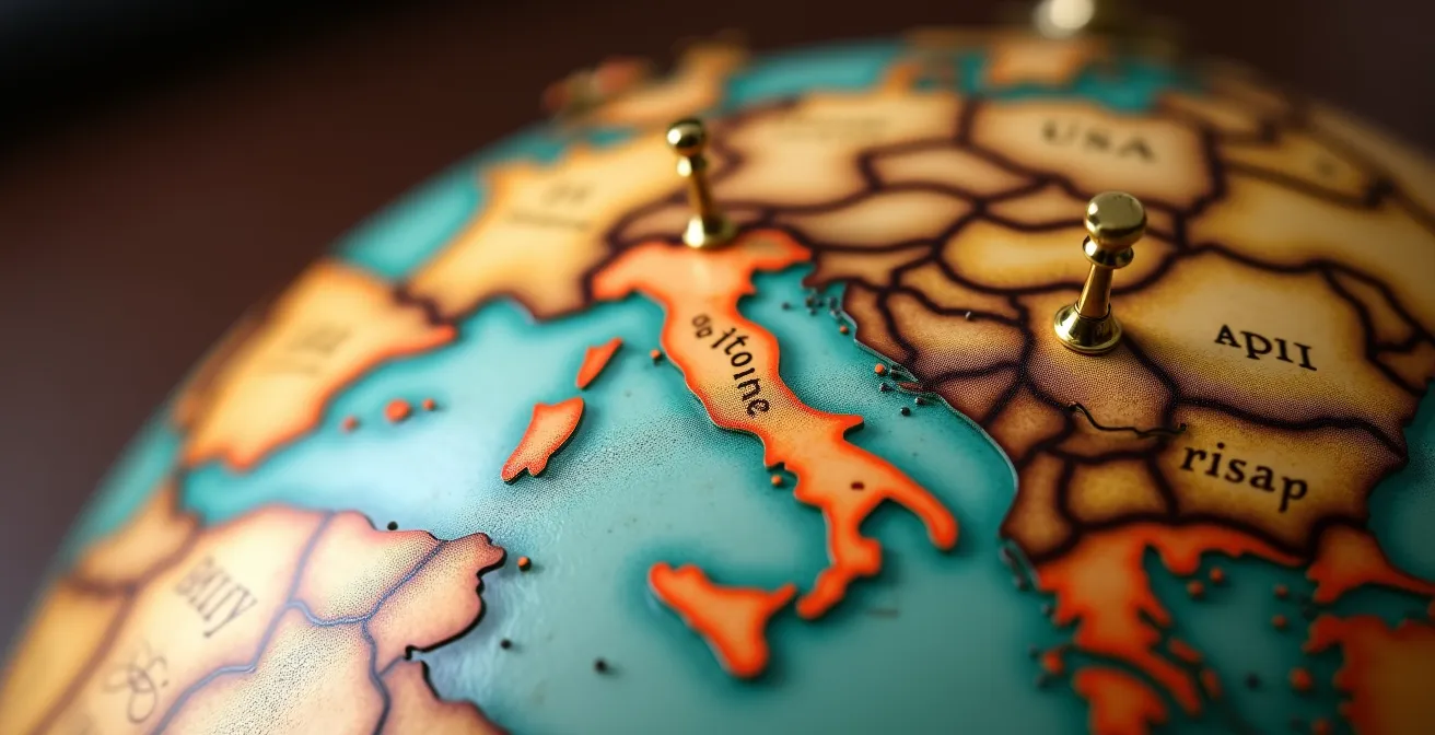 Mappa concettuale della diversificazione geografica degli investimenti