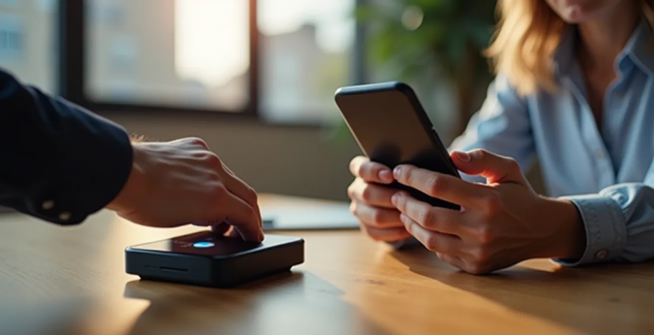 Visualizzazione del processo di autenticazione a due fattori con elementi di sicurezza