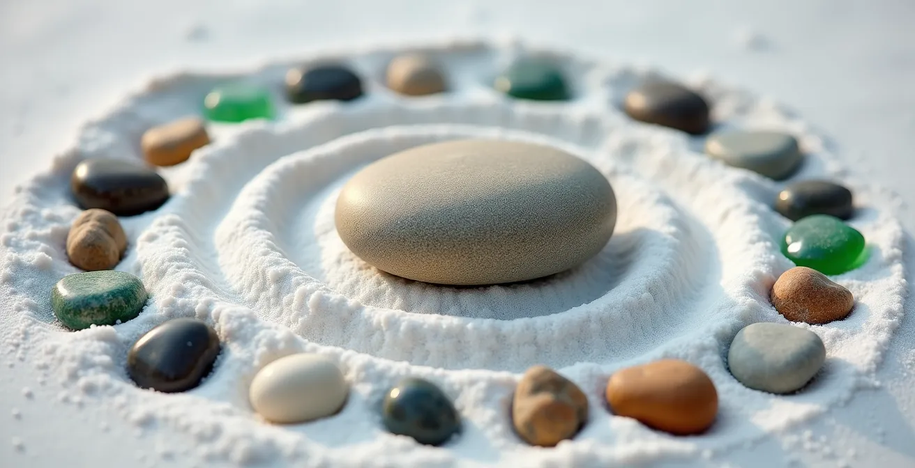 Rappresentazione visuale della strategia core-satellite negli investimenti